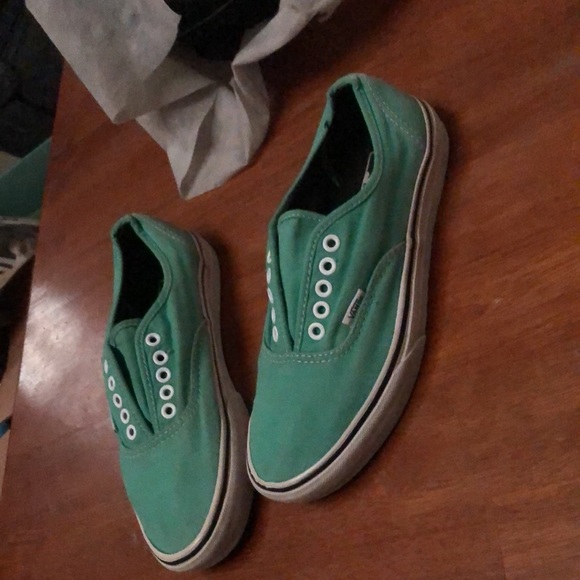 Green Authentic Vans - Picture 4 of 6